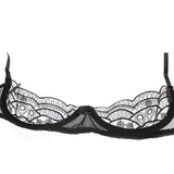 Roger Lodger - Open bra & crotchless panty set - Plastic Emporium