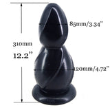 The "Zen Gettin" - Super-sized Buttplug - Plastic Emporium