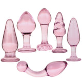 Kristy's Horny - Glass butt-plug set - Plastic Emporium