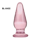 Kristy's Horny - Glass butt-plug set - Plastic Emporium