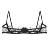 Roger Lodger - Open bra & crotchless panty set - Plastic Emporium