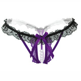 Hope Morgan Collection - Pearl thong and Crotchless lace briefs - Plastic Emporium