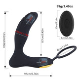 Hard-Again Hartigan - Vibrating Butt Plug w/ C-Ring - Plastic Emporium