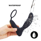 Hard-Again Hartigan - Vibrating Butt Plug w/ C-Ring - Plastic Emporium