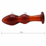 The Brown Hardigan - Glass Buttplug - Plastic Emporium